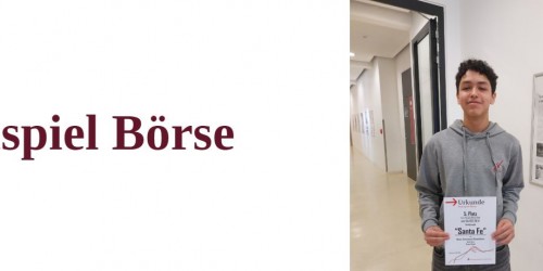 Erfolgreiche Teilnahme am Planspiel B&ouml;rse