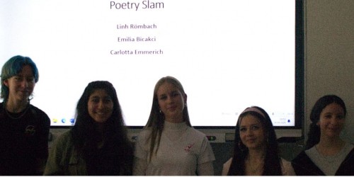 Poetry Slam Schulmeisterschaft vom 24.4.26 erzeugt G&auml;nsehautmomente